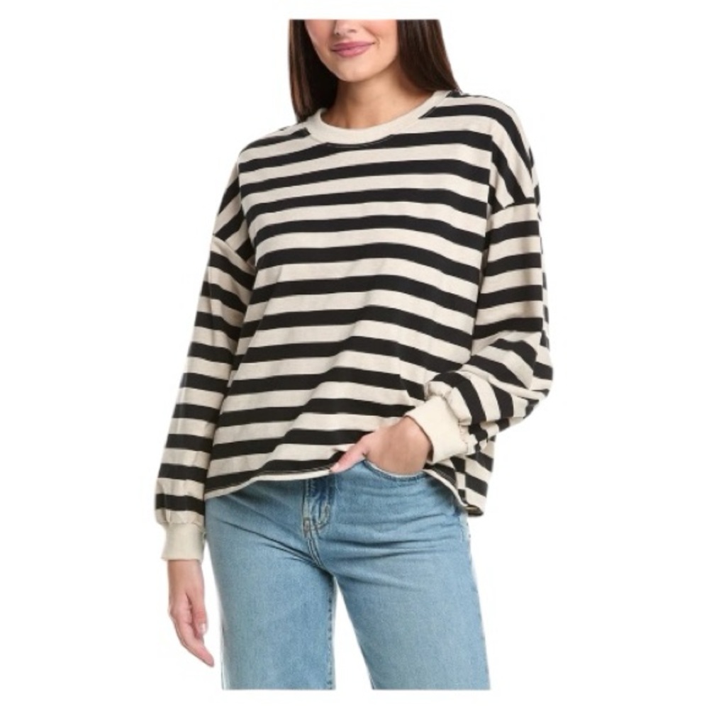 Sadie & Sage Growth Striped Long Sleeve Top | Size L l Poshmark